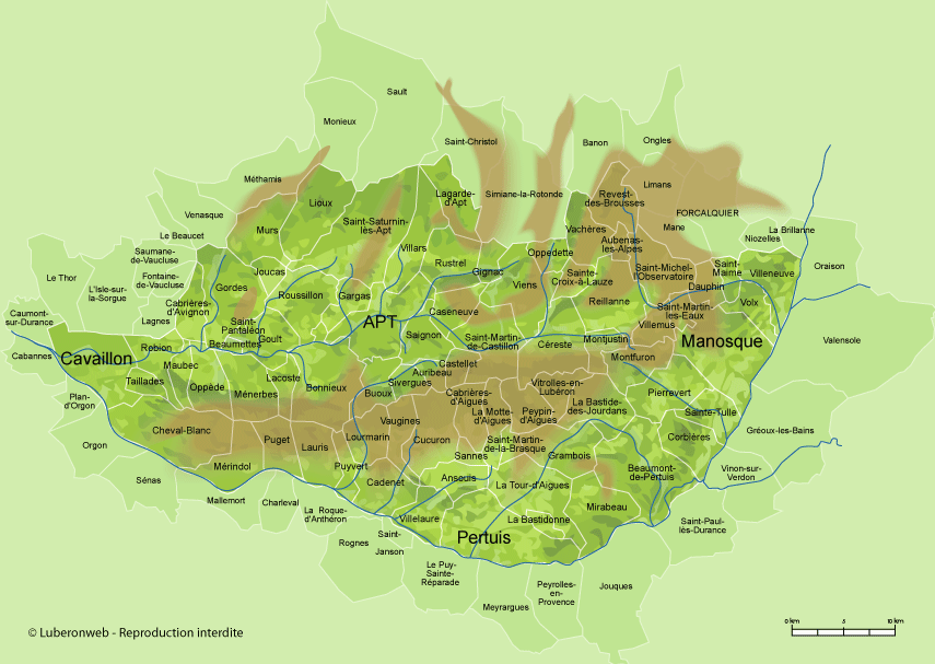 luberon carte