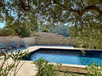 Location vacances piscine - Caseneuve - La vieille école - Luberon Provence