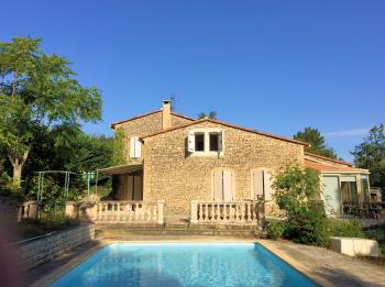 Villa charme piscine - Saignon - Mas Lauretim - Luberon Provence
